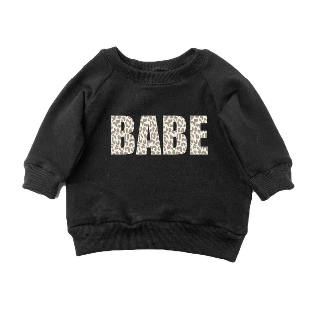 Babe Sweatshirt Sweatshirt Made in Canada Bamboo Baby and Kids Clothing