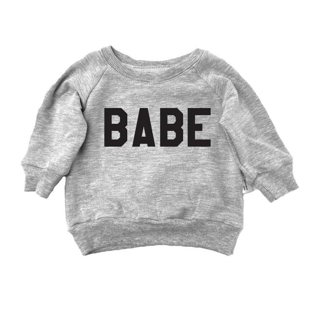 Babe Sweatshirt Sweatshirt Made in Canada Bamboo Baby and Kids Clothing