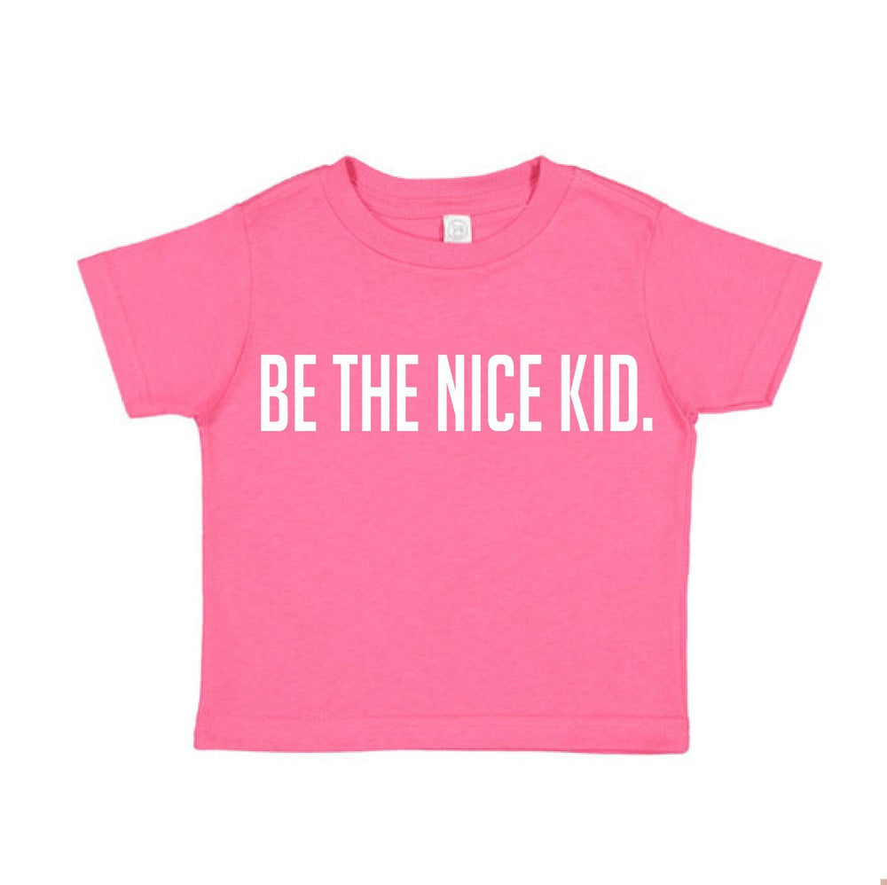 Be the Nice Kid Tee Tee Made in Canada Bamboo Baby and Kids Clothing