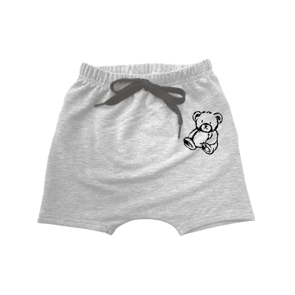 Bear Harem Shorts Harem Shorts Made in Canada Bamboo Baby and Kids Clothing