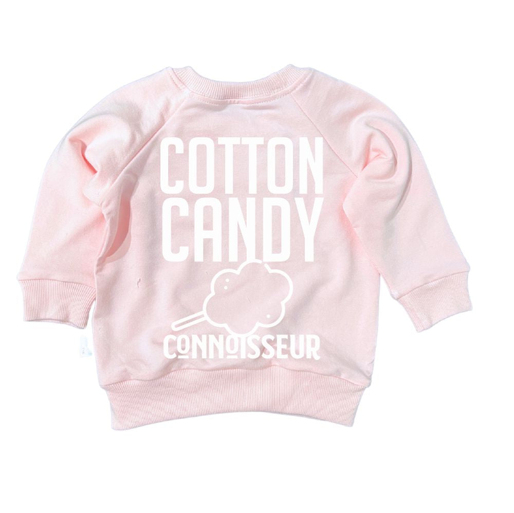 Cotton Candy Connoisseur Sweatshirt Sweatshirt Made in Canada Bamboo Baby and Kids Clothing