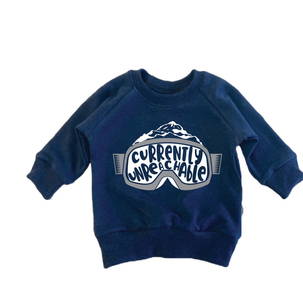 Currently Unreachable Sweatshirt Sweatshirt Made in Canada Bamboo Baby and Kids Clothing