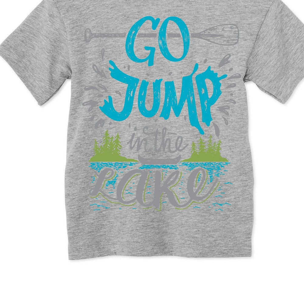 Go Jump in the Lake Tee Tee Made in Canada Bamboo Baby and Kids Clothing