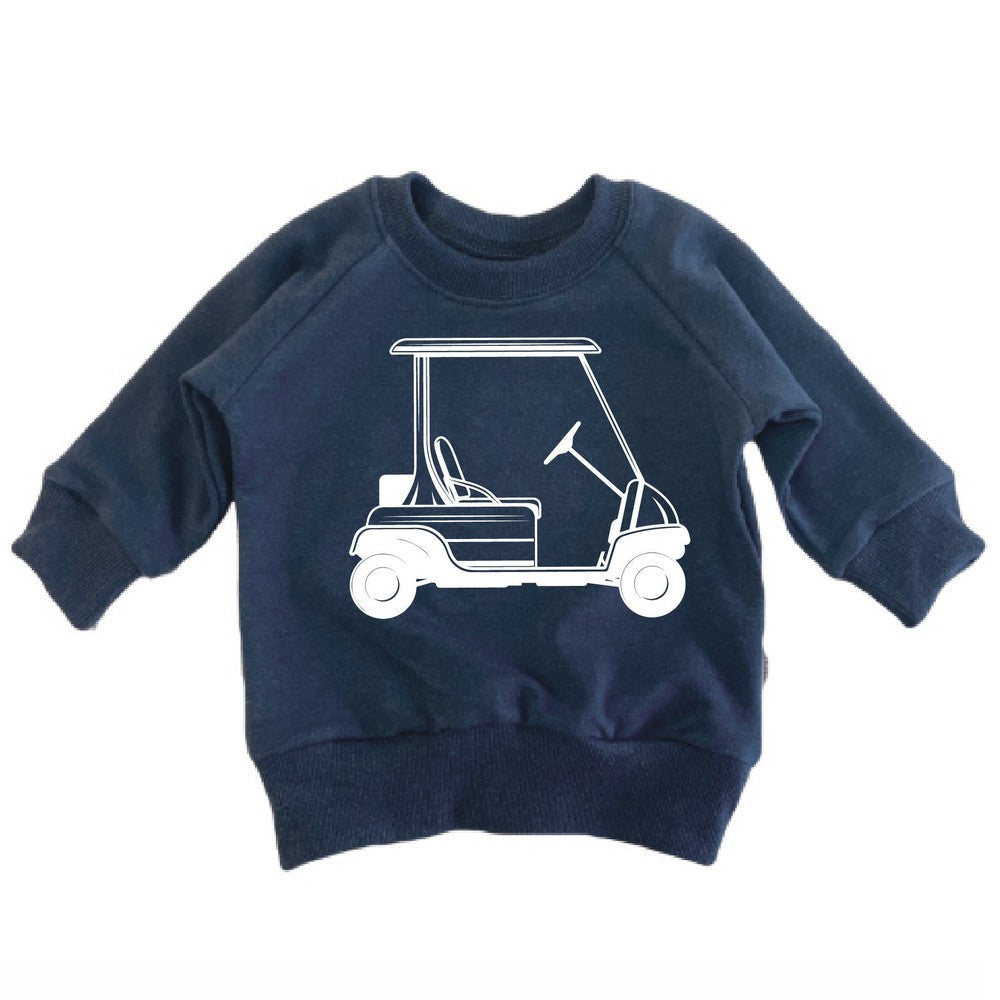 Golf Cart Sweatshirt Sweatshirt Made in Canada Bamboo Baby and Kids Clothing