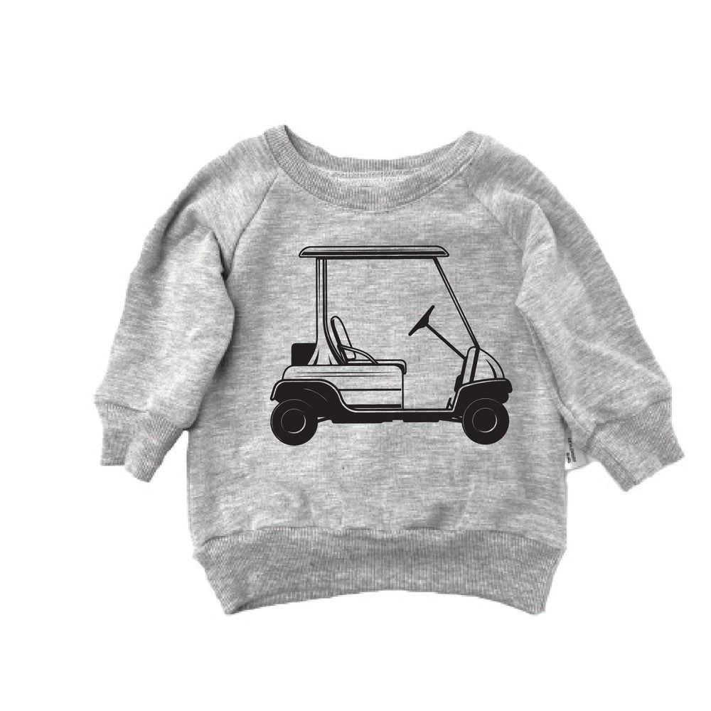 Golf Cart Sweatshirt Sweatshirt Made in Canada Bamboo Baby and Kids Clothing