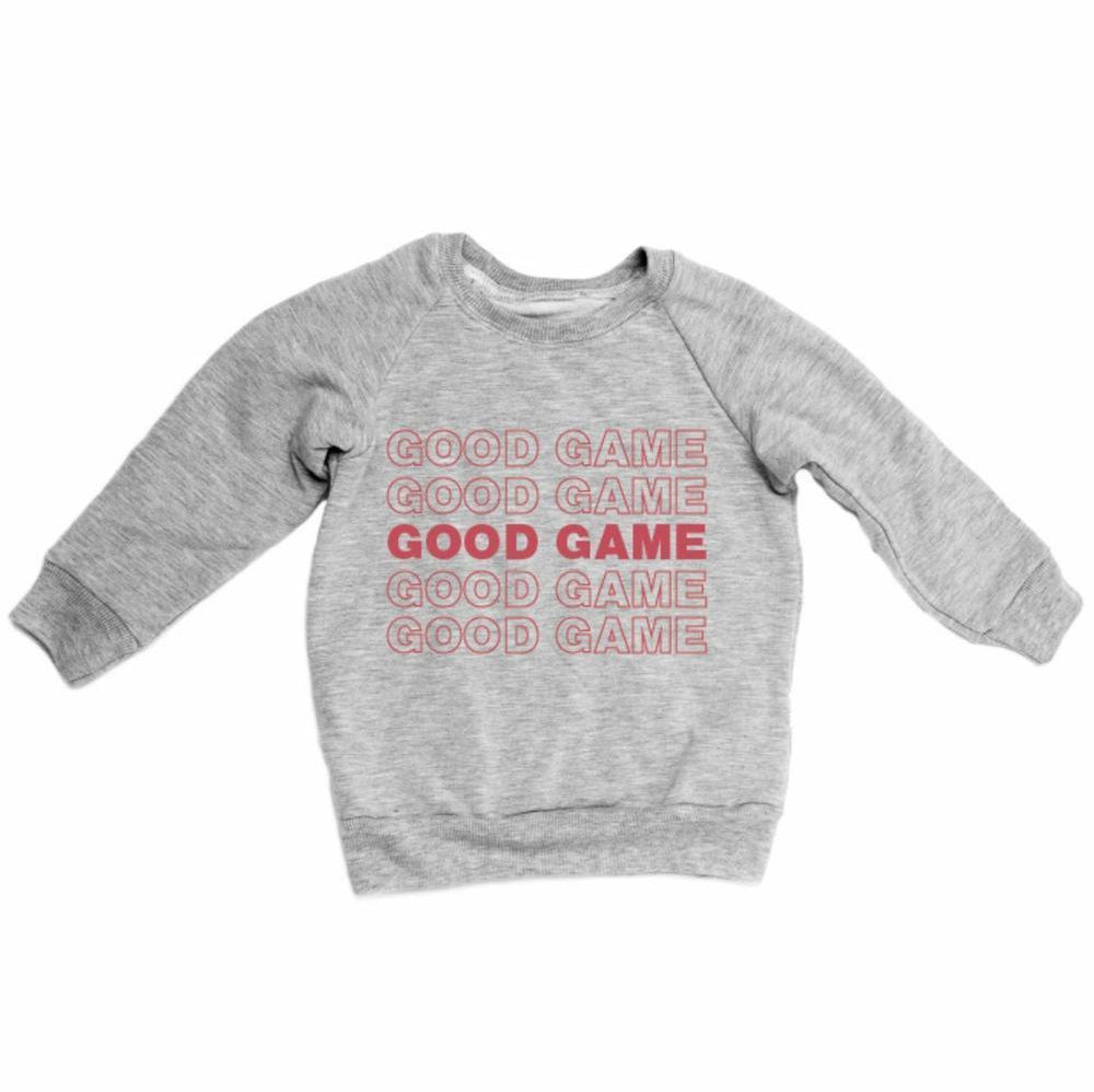 Good Game Sweatshirt Sweatshirt Made in Canada Bamboo Baby and Kids Clothing