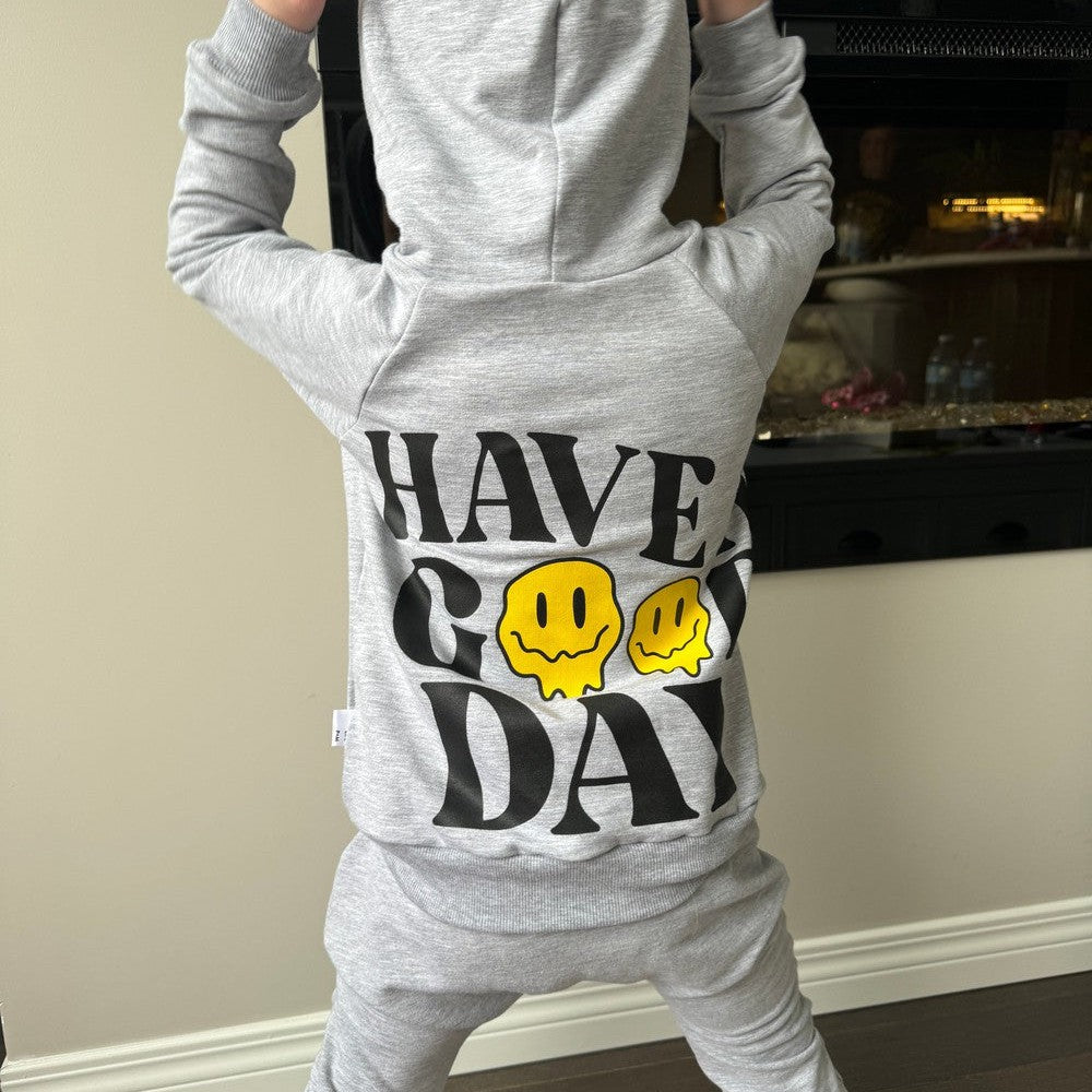 Have a Good Day Hoodie Hoodie Made in Canada Bamboo Baby and Kids Clothing