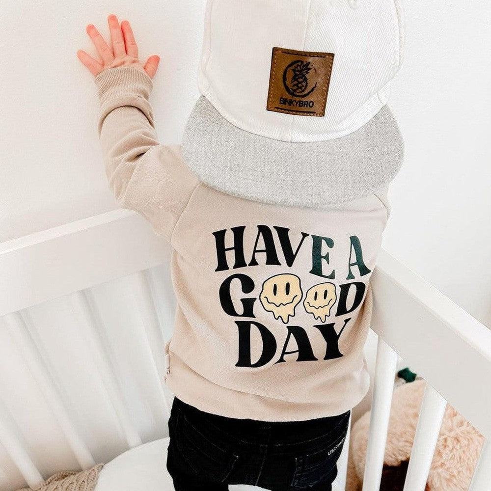 Have a Good Day Sweatshirt Sweatshirt Made in Canada Bamboo Baby and Kids Clothing
