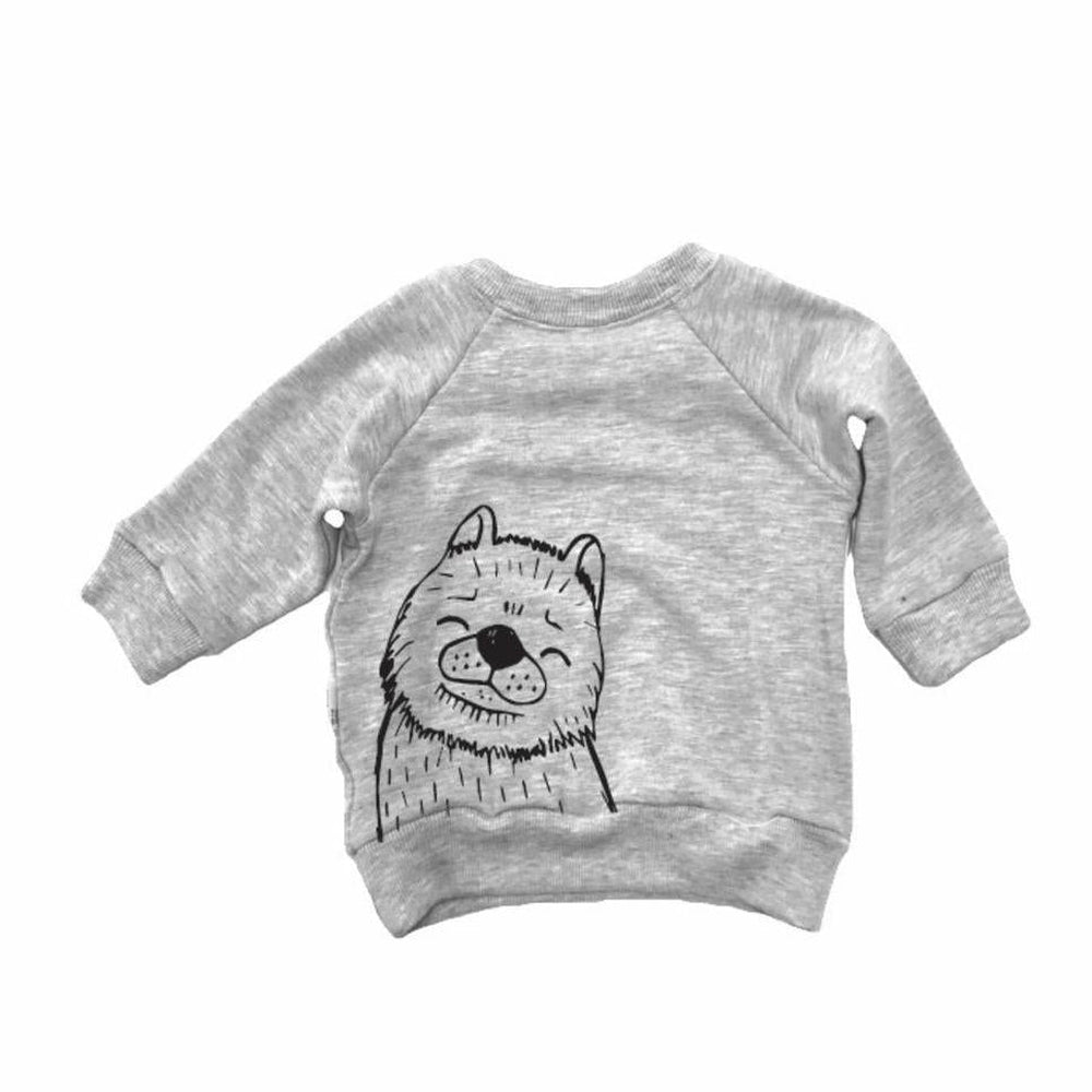 I'm Just a Little Husky Sweatshirt Sweatshirt Made in Canada Bamboo Baby and Kids Clothing