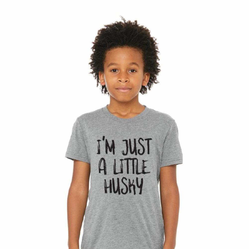 I'm Just a Little Husky Tee Tee Made in Canada Bamboo Baby and Kids Clothing