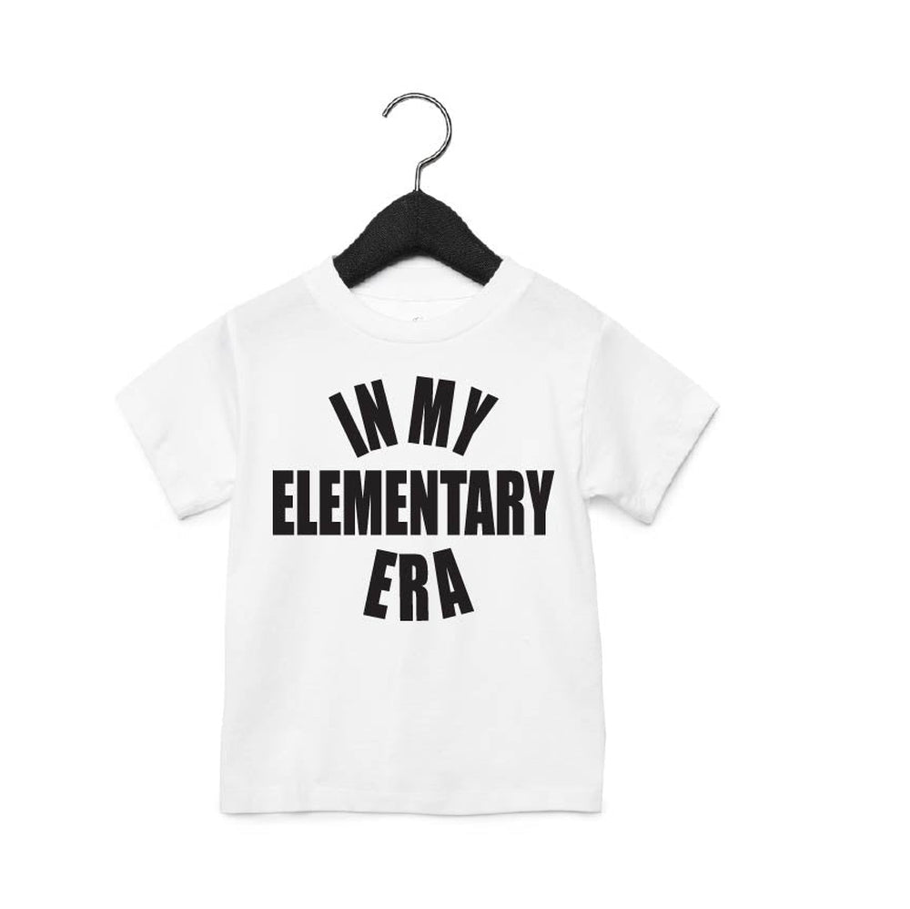 In My Elementary Era Tee Tee Made in Canada Bamboo Baby and Kids Clothing
