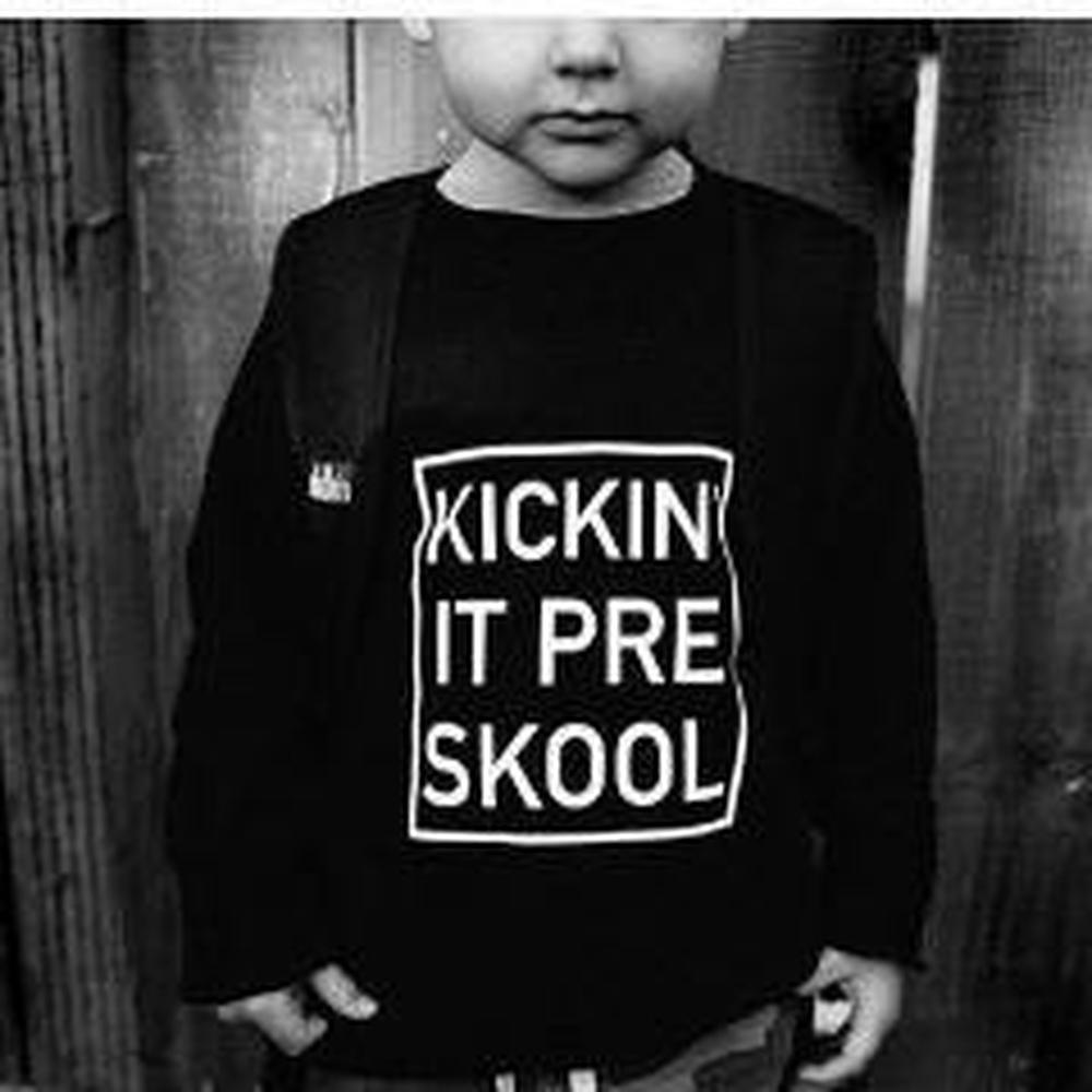 Kickin' it Preskool® Sweatshirt Sweatshirt Made in Canada Bamboo Baby and Kids Clothing