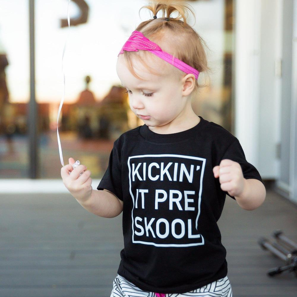 Kickin it Preskool® Tee Tee Made in Canada Bamboo Baby and Kids Clothing