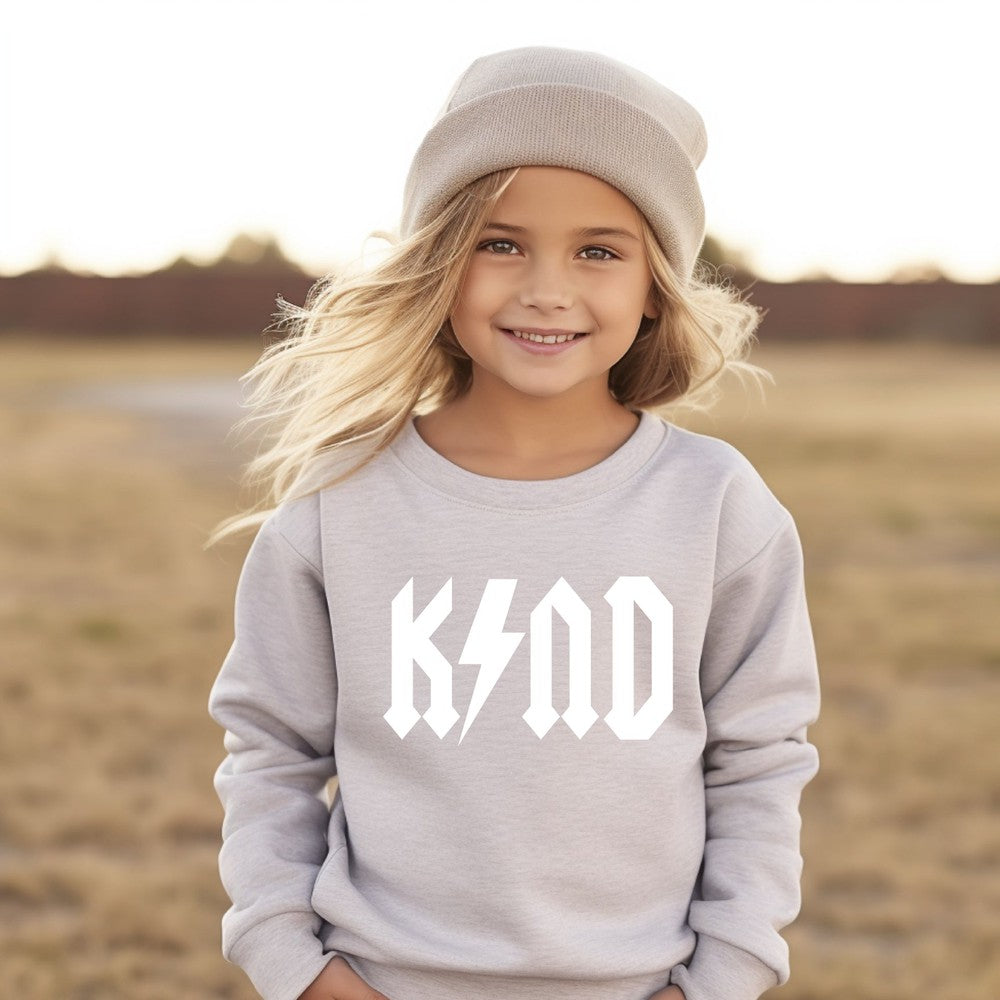 Kind Sweatshirt (Lightning Bolt) Sweatshirt Made in Canada Bamboo Baby and Kids Clothing