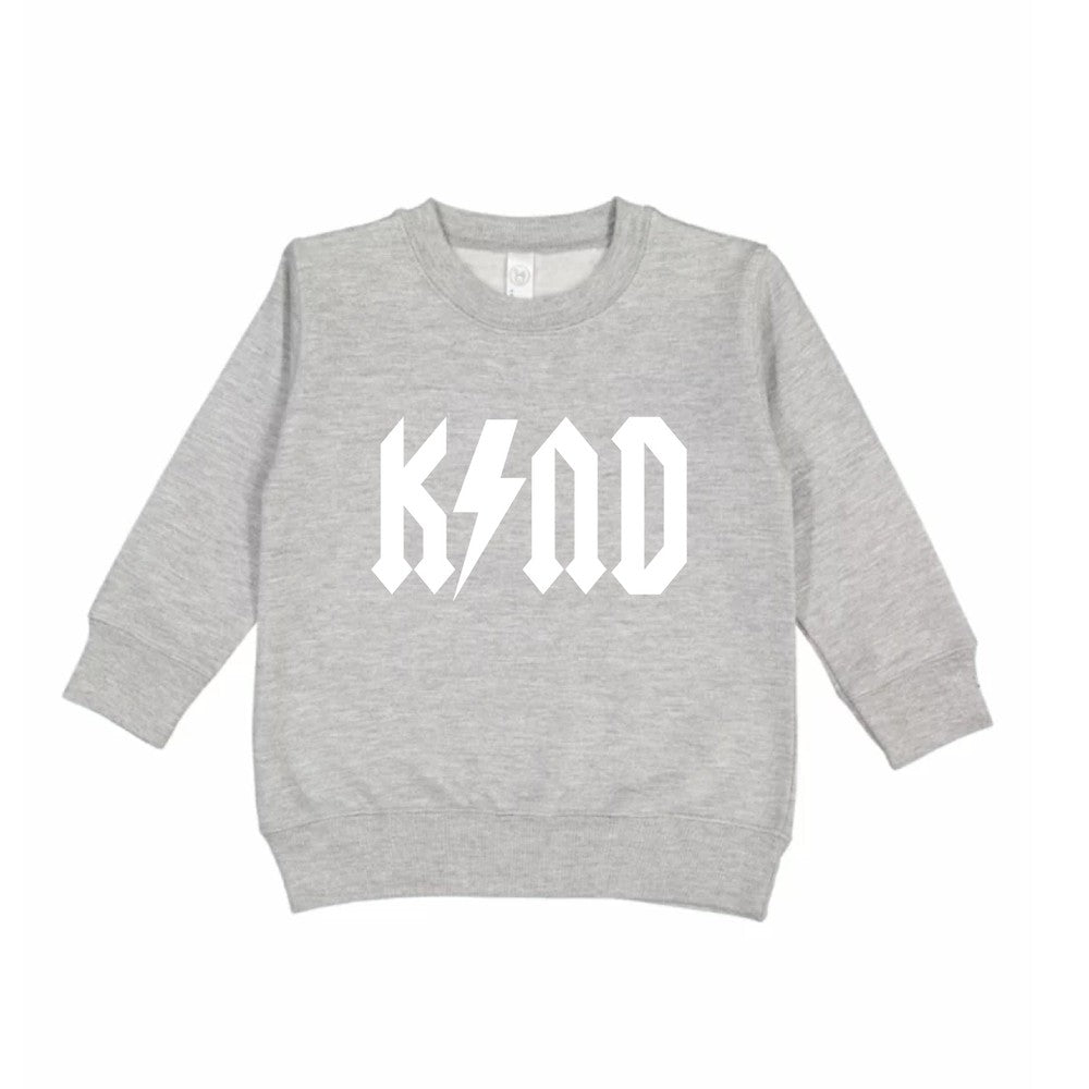 Kind Sweatshirt (Lightning Bolt) Sweatshirt Made in Canada Bamboo Baby and Kids Clothing