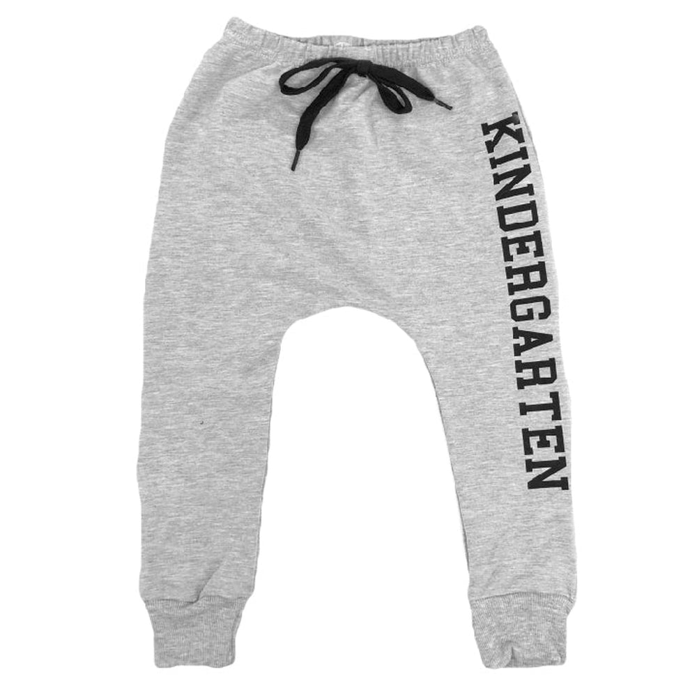 Kindergarten Joggers Joggers Made in Canada Bamboo Baby and Kids Clothing