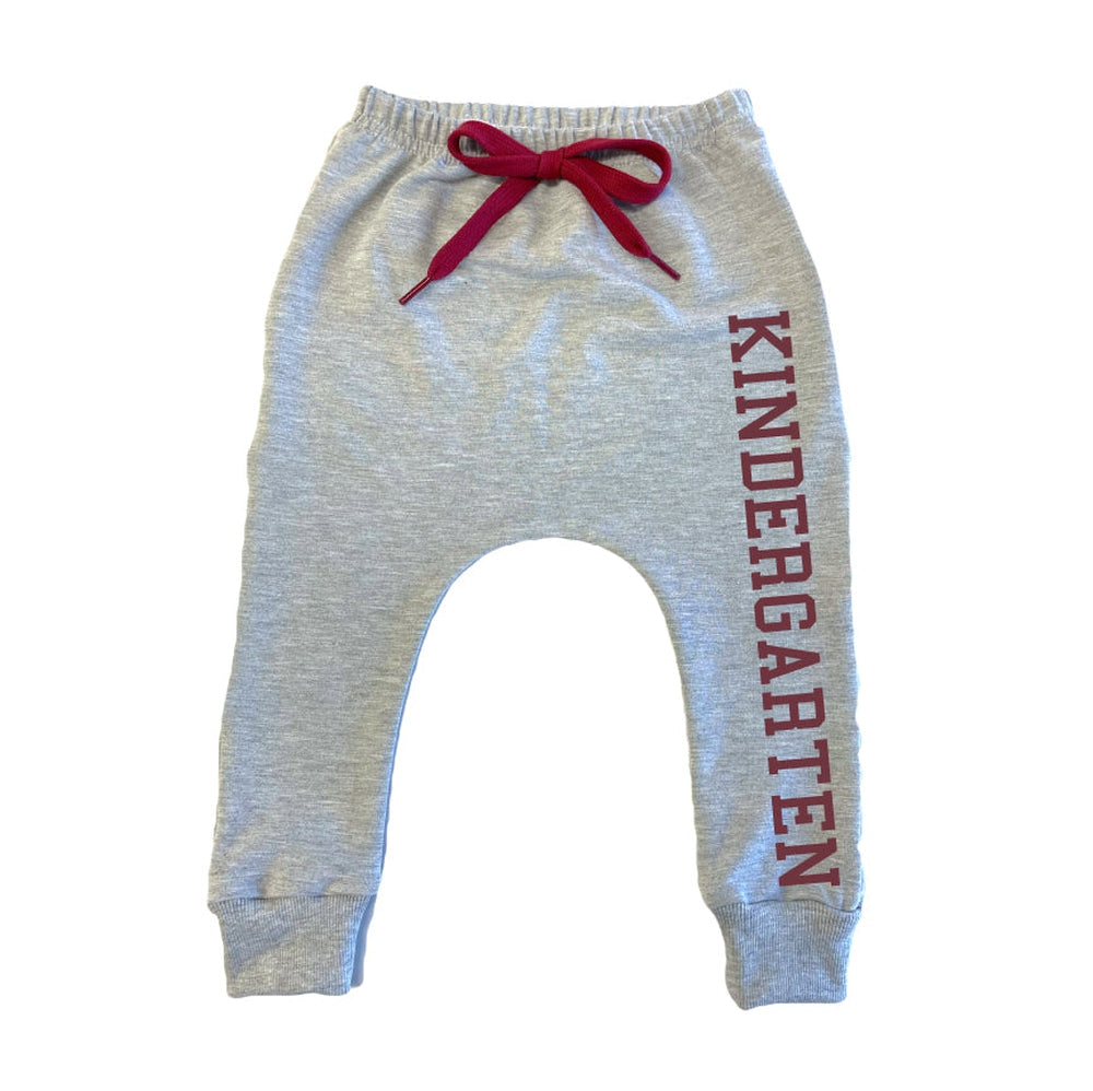 Kindergarten Joggers Joggers Made in Canada Bamboo Baby and Kids Clothing