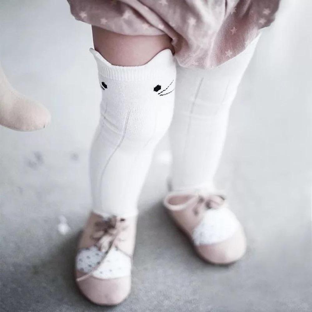 Kitty Knee High Socks Socks Made in Canada Bamboo Baby and Kids Clothing