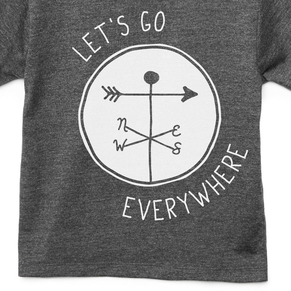 Let's Go Everywhere Tee Tee Made in Canada Bamboo Baby and Kids Clothing