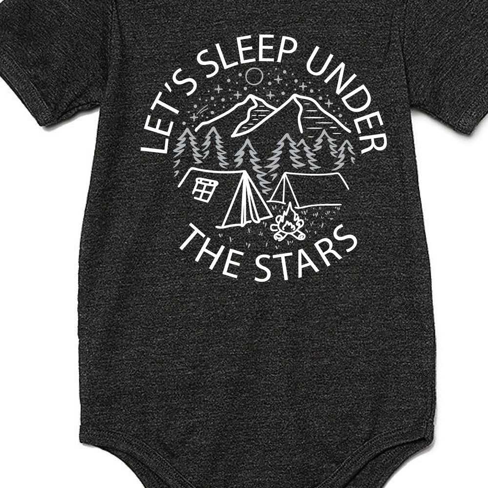 Let's Sleep Under the Stars Tee Tee Made in Canada Bamboo Baby and Kids Clothing