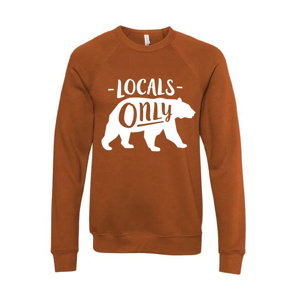 Locals Only Adult Sweatshirt Adult Sweatshirt Made in Canada Bamboo Baby and Kids Clothing