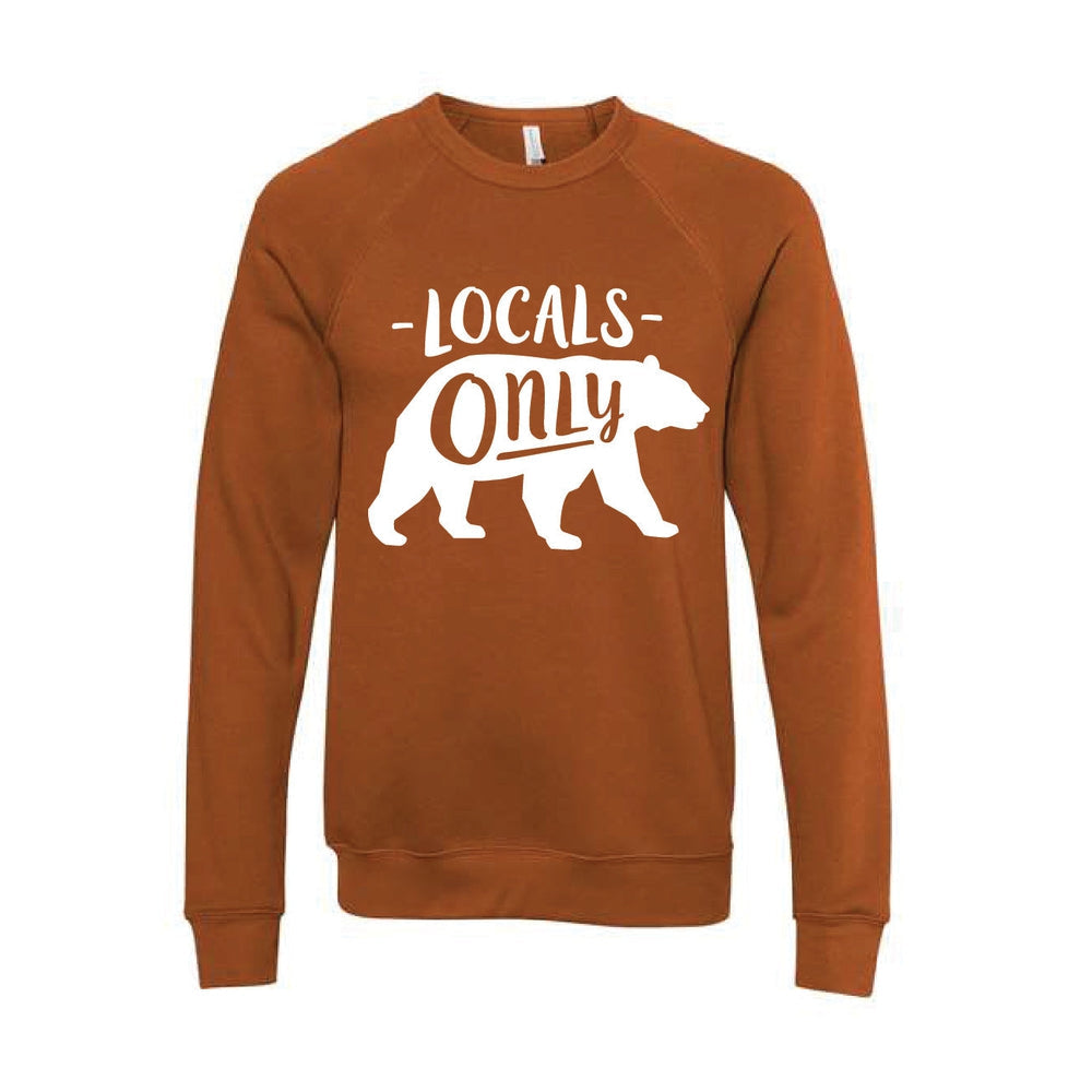 Locals Only Adult Sweatshirt Adult Sweatshirt Made in Canada Bamboo Baby and Kids Clothing