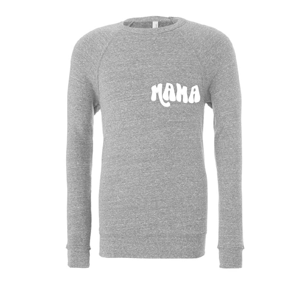 Mama Retro Sweatshirt Adult Sweatshirt Made in Canada Bamboo Baby and Kids Clothing