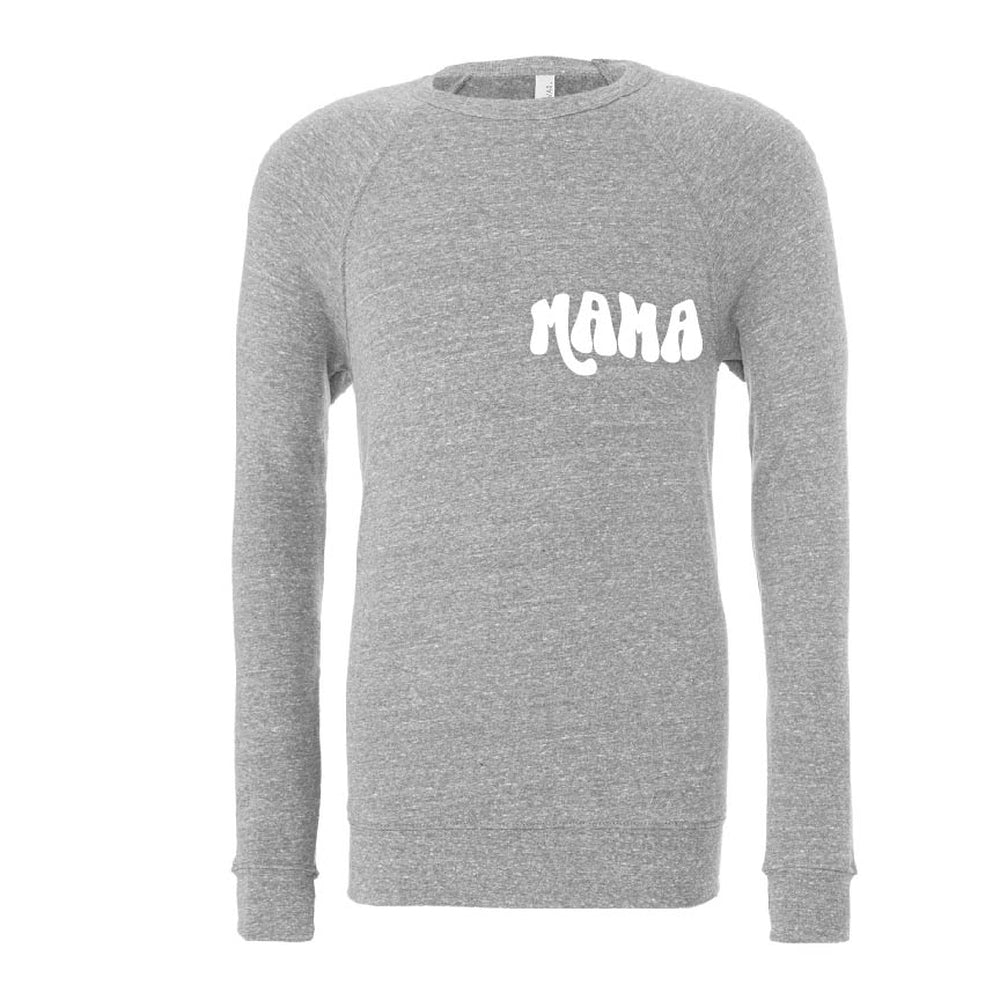 Mama Retro Sweatshirt Adult Sweatshirt Made in Canada Bamboo Baby and Kids Clothing