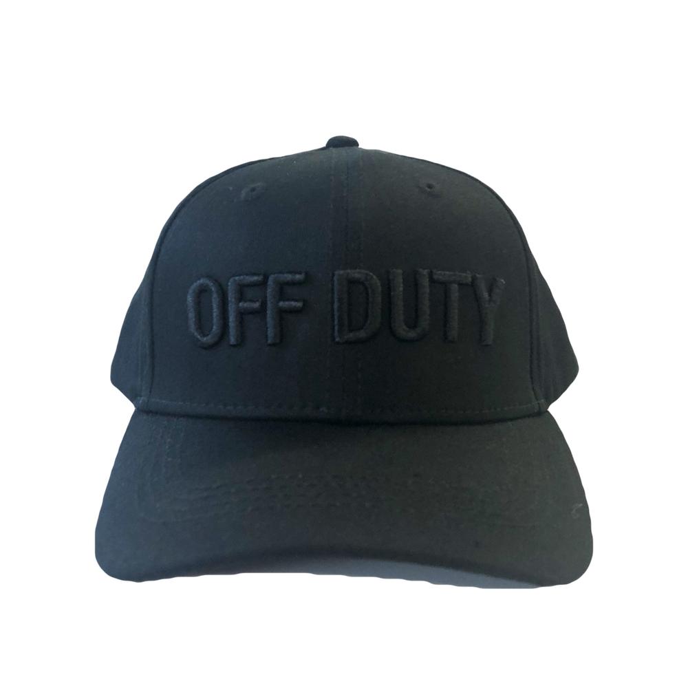 Off Duty™ Ball Cap Black Ball Cap Made in Canada Bamboo Baby and Kids Clothing