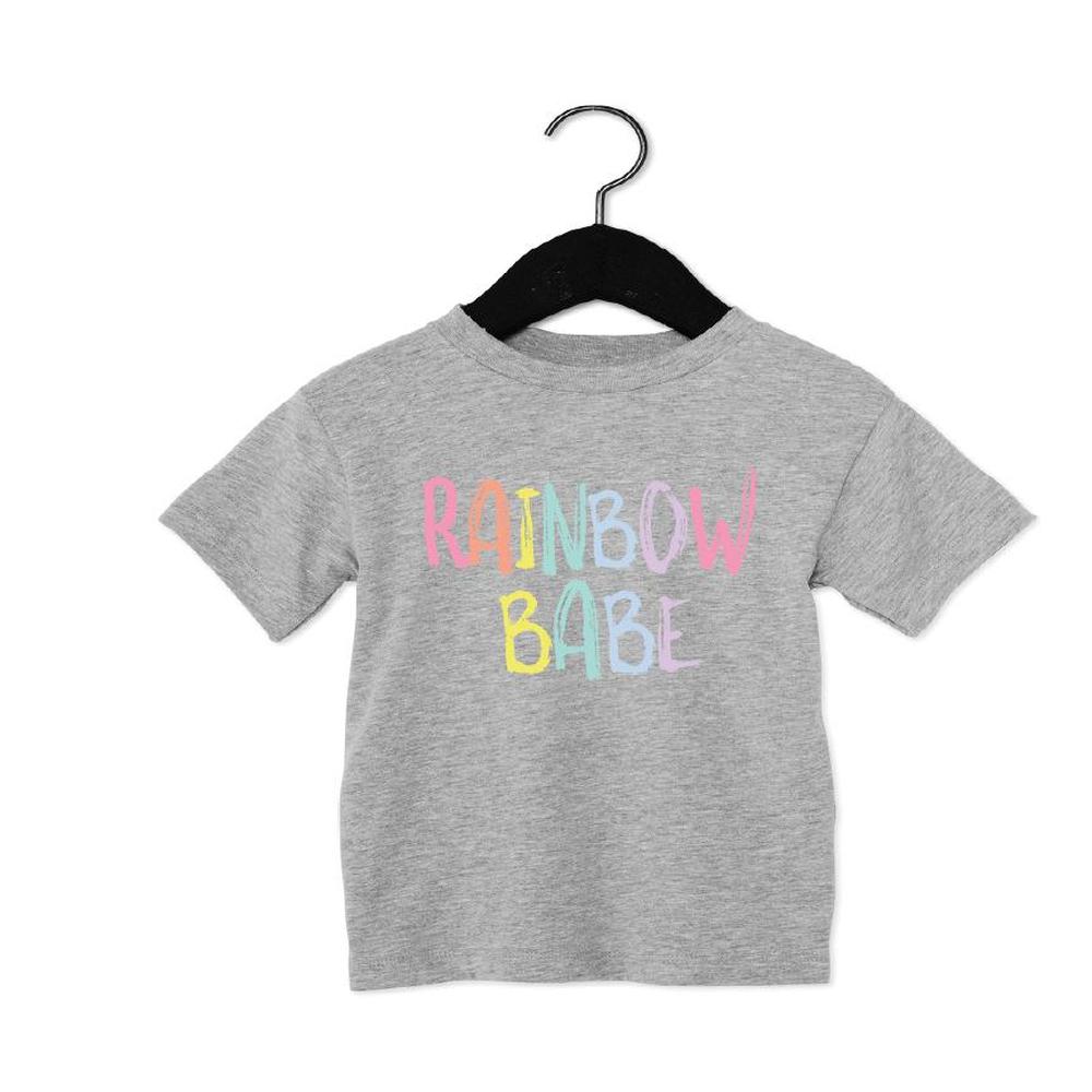 Rainbow Babe Tee Tee Made in Canada Bamboo Baby and Kids Clothing