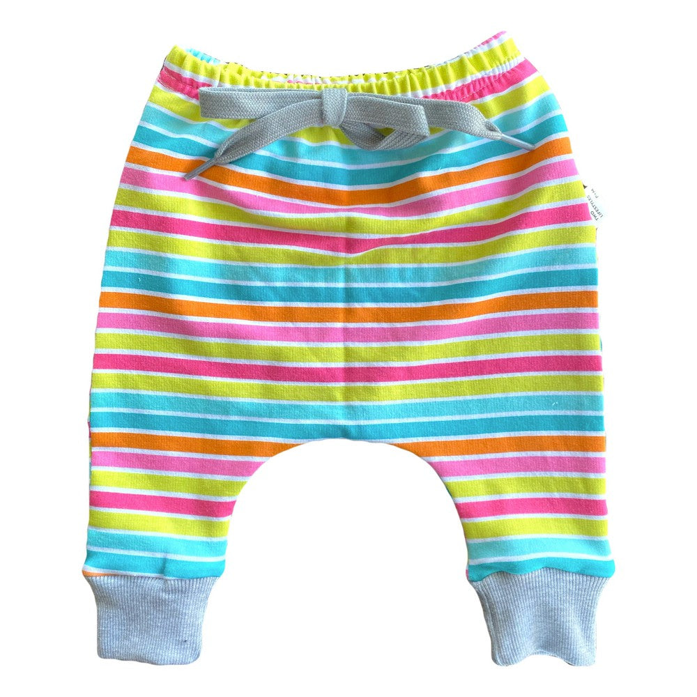 Rainbow Stripe Joggers Joggers Made in Canada Bamboo Baby and Kids Clothing