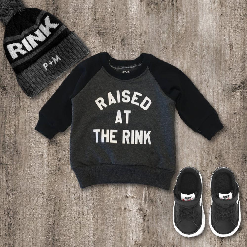 Raised at the Rink™ Sweatshirt Sweatshirt Made in Canada Bamboo Baby and Kids Clothing