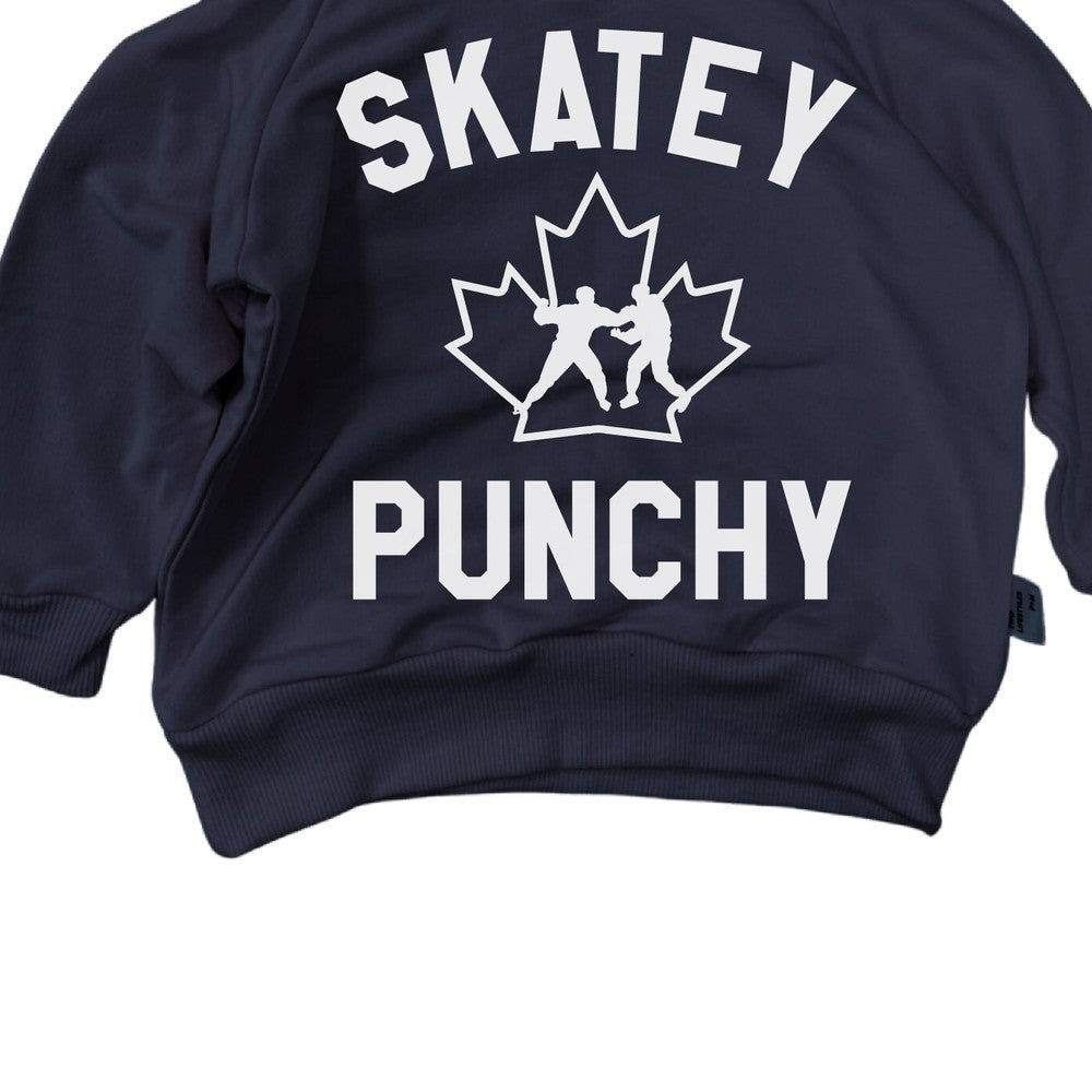 Skatey Punchy Hoodie Hoodie Made in Canada Bamboo Baby and Kids Clothing