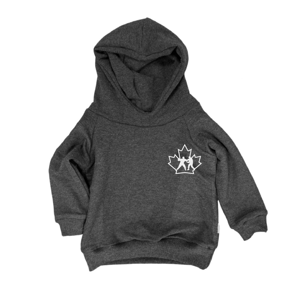 Skatey Punchy Hoodie Hoodie Made in Canada Bamboo Baby and Kids Clothing