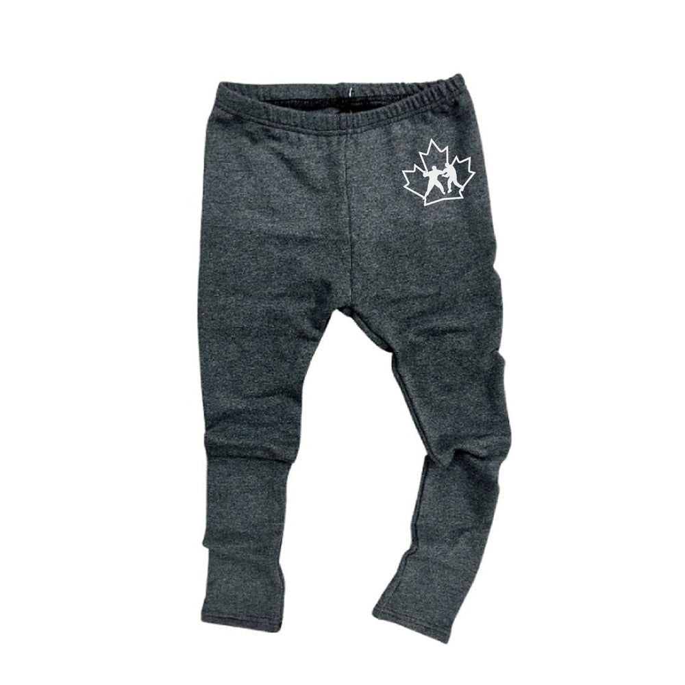 Skatey Punchy Leggings Leggings Made in Canada Bamboo Baby and Kids Clothing