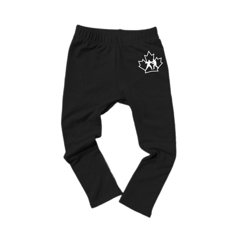 Skatey Punchy Leggings Leggings Made in Canada Bamboo Baby and Kids Clothing