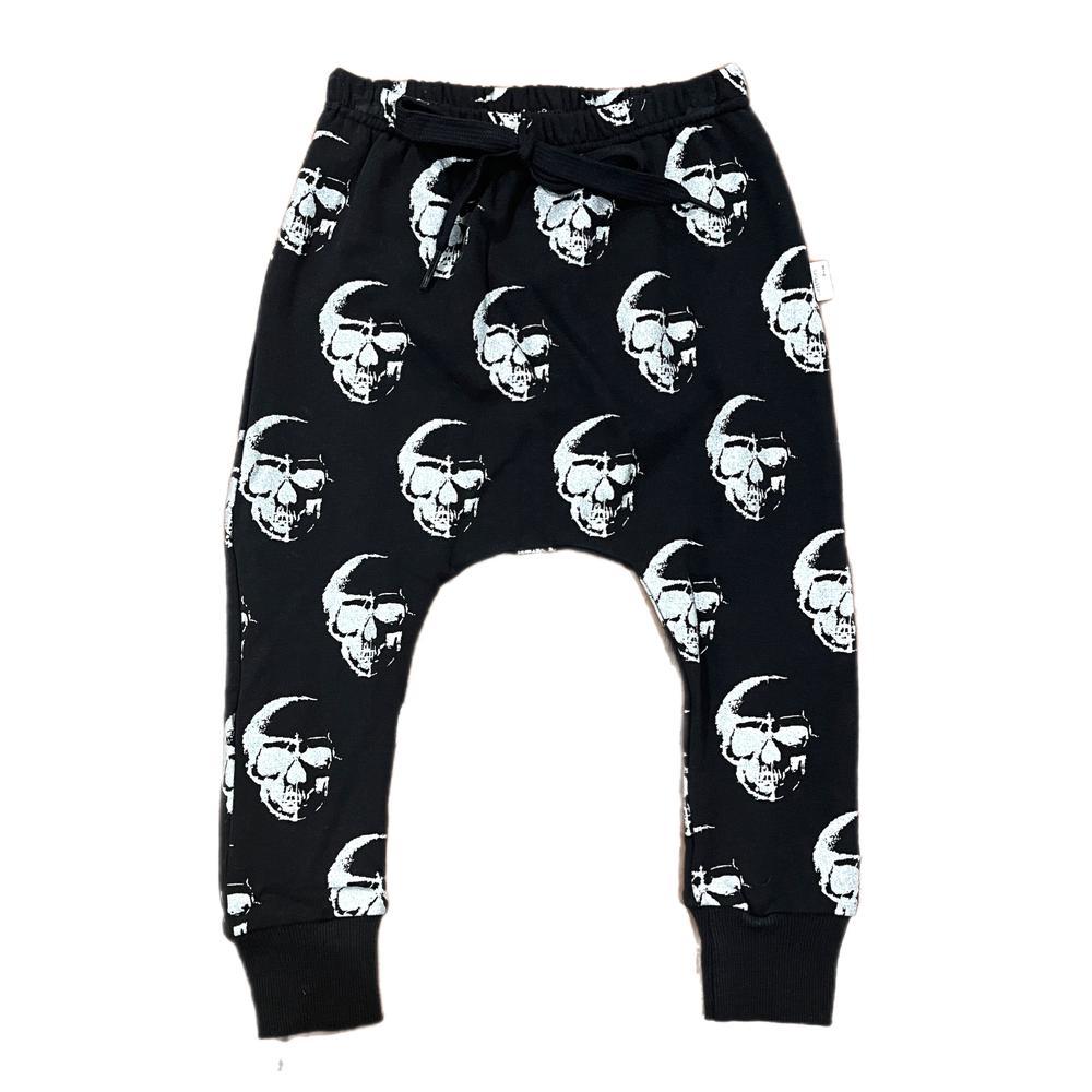 Skull Joggers Joggers Made in Canada Bamboo Baby and Kids Clothing