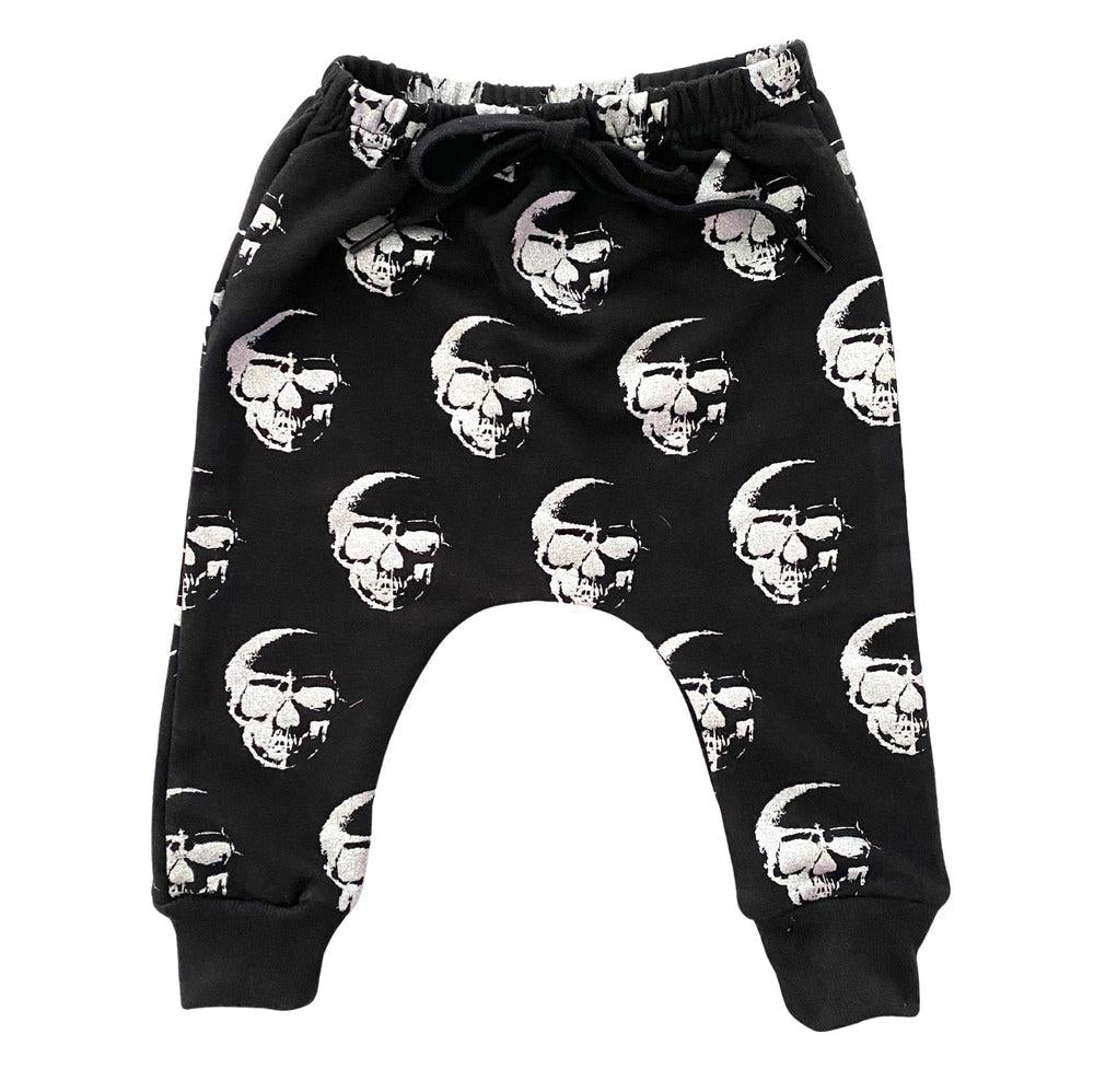 Skull Joggers Joggers Made in Canada Bamboo Baby and Kids Clothing