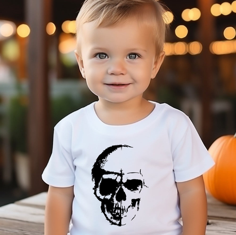 Skull Tee Tee Made in Canada Bamboo Baby and Kids Clothing