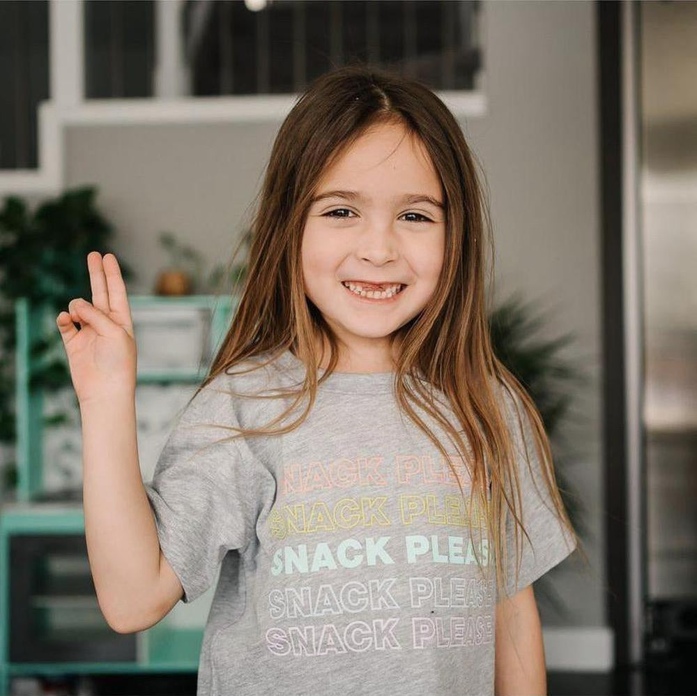 Snack Please Tee Tee Made in Canada Bamboo Baby and Kids Clothing