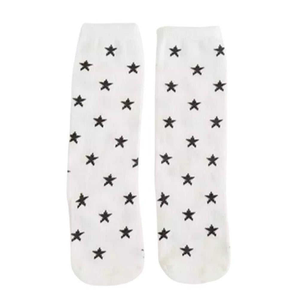 Star Knee High Socks Socks Made in Canada Bamboo Baby and Kids Clothing