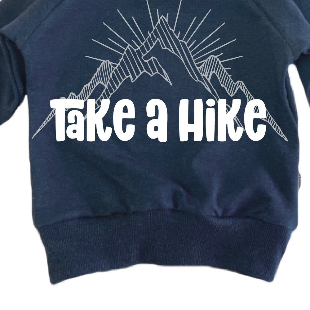 Take a Hike Sweatshirt Sweatshirt Made in Canada Bamboo Baby and Kids Clothing