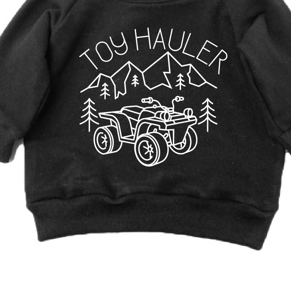 Toy Hauler Sweatshirt Sweatshirt Made in Canada Bamboo Baby and Kids Clothing