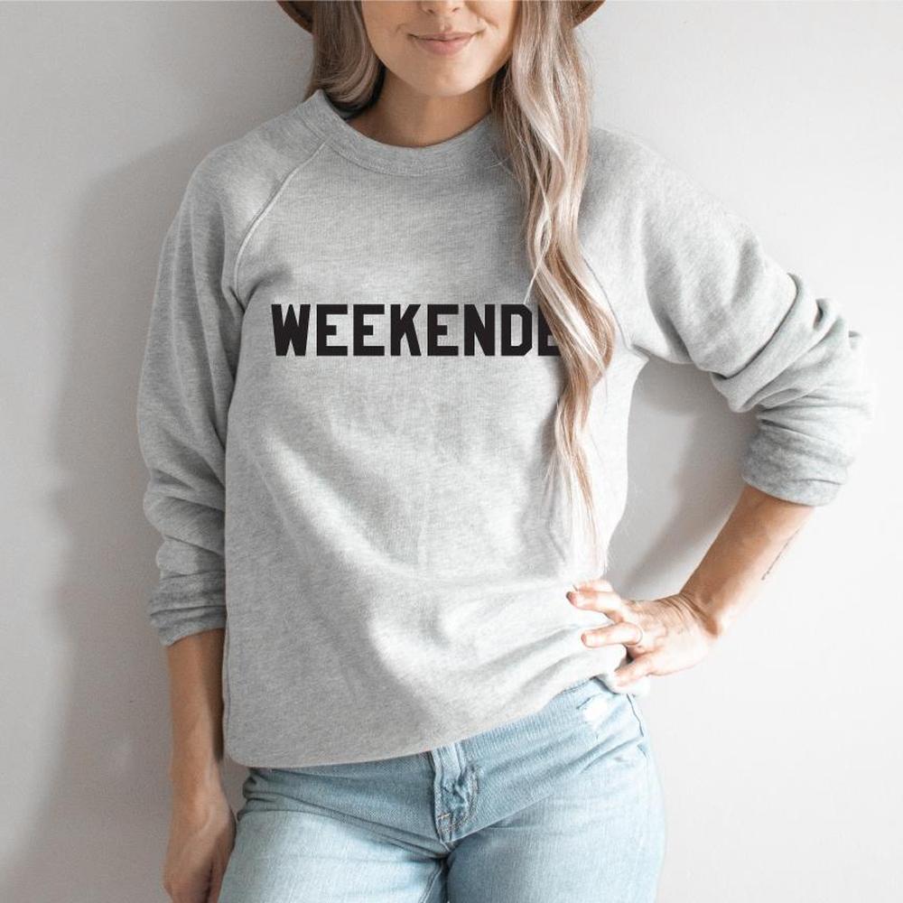 Weekender Adult Sweatshirt Adult Sweatshirt Made in Canada Bamboo Baby and Kids Clothing
