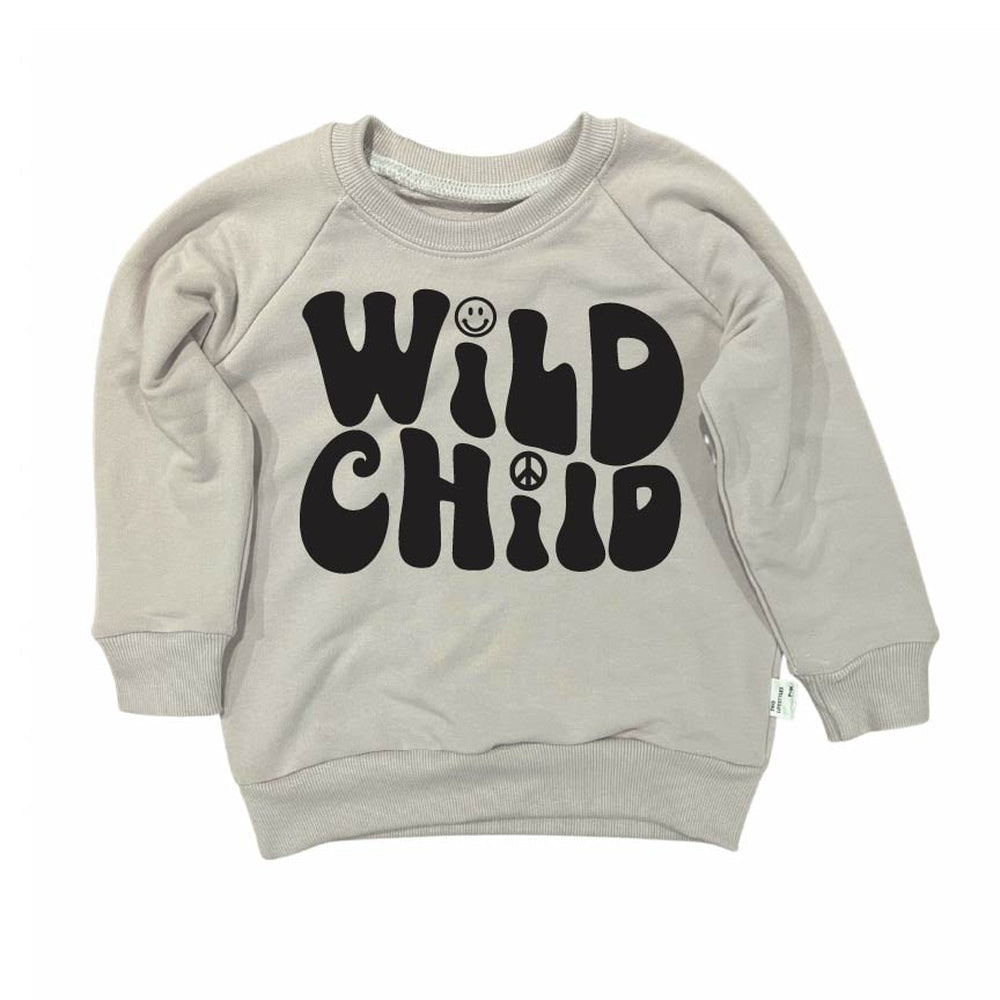 Wild Child Sweatshirt Sweatshirt Made in Canada Bamboo Baby and Kids Clothing