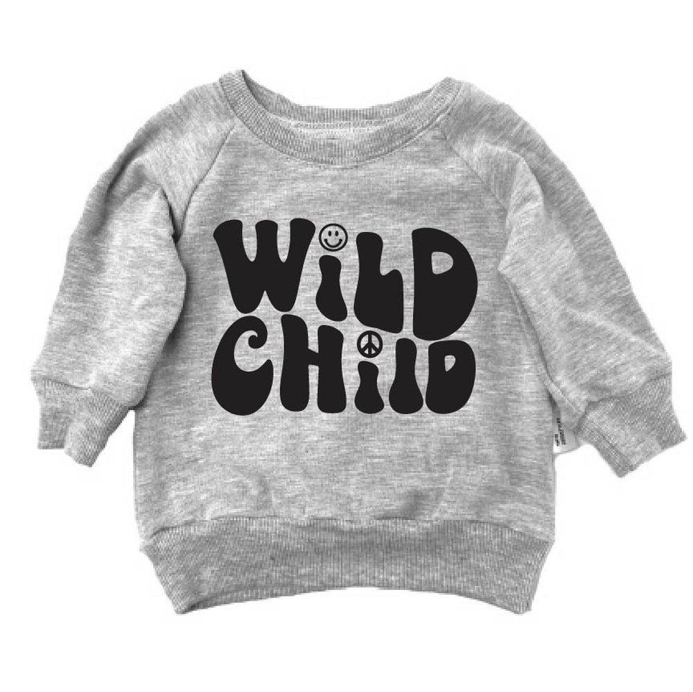 Wild Child Sweatshirt Sweatshirt Made in Canada Bamboo Baby and Kids Clothing