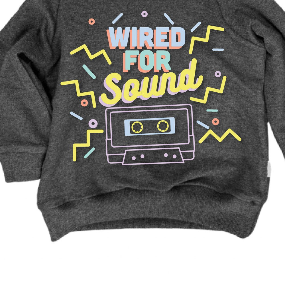 Wired for Sound Hoodie Hoodie Made in Canada Bamboo Baby and Kids Clothing
