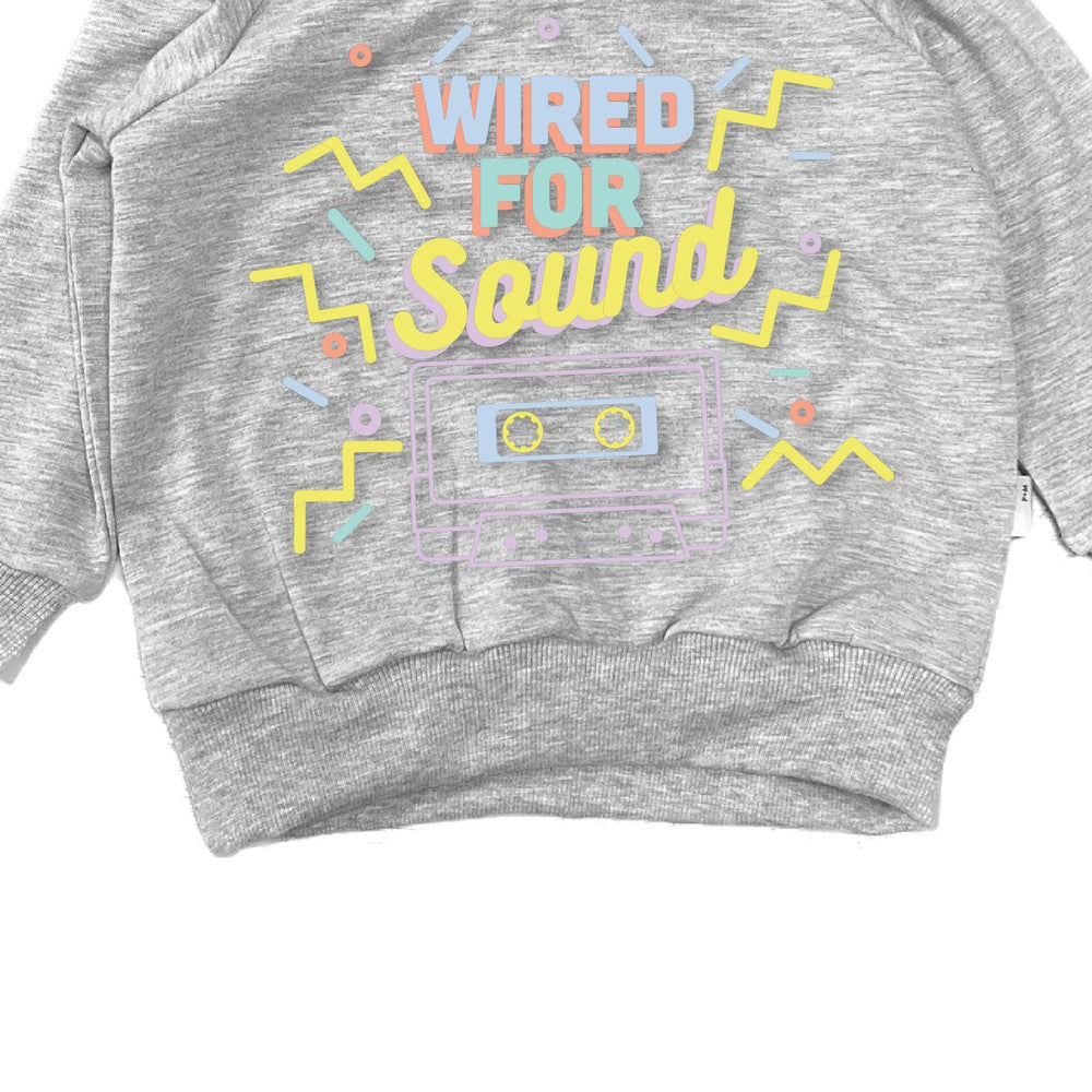 Wired for Sound Hoodie Hoodie Made in Canada Bamboo Baby and Kids Clothing