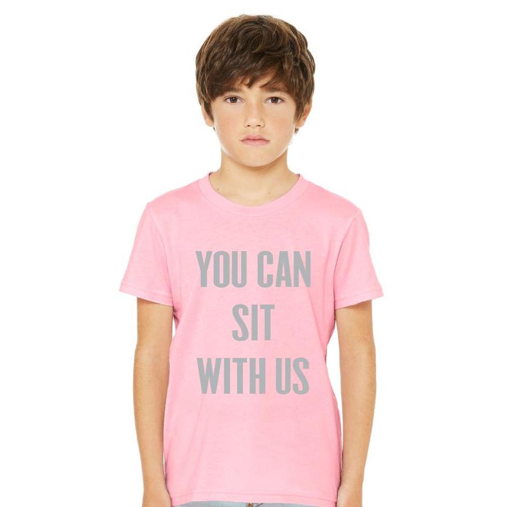 You Can Sit With Us Tee Tee Made in Canada Bamboo Baby and Kids Clothing