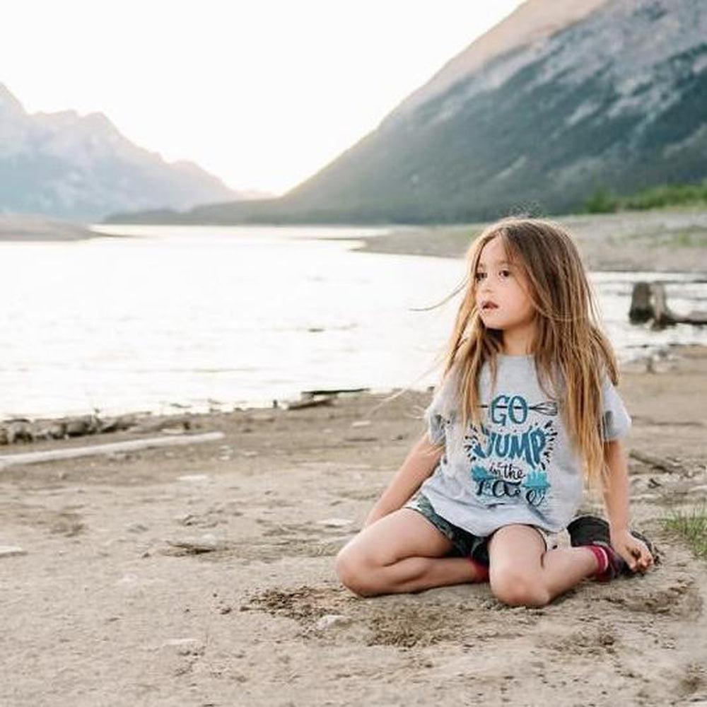 Go Jump in the Lake Tee-Portage and Main-Trendy Kids Clothes by Portage and Main